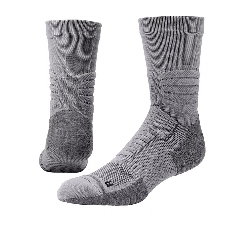 Non-slip Large Size Sports Socks Basketball Professional Thick Terry Socks